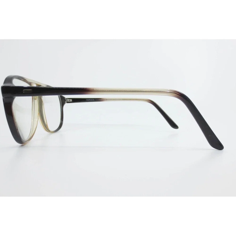 Horizon H-Charter Aviator Eyeglasses Timber Brown Gradient 56-16-145 H-CHARTER